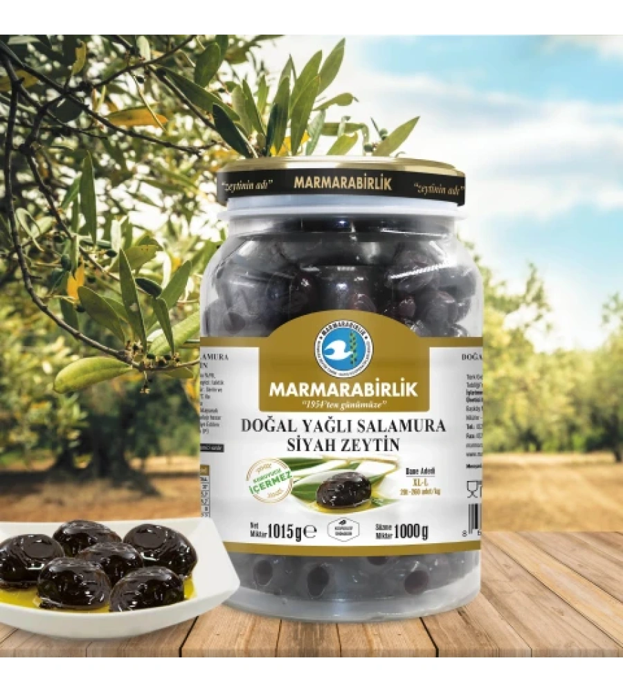 1000 GR. XL - L YAĞLI SALAMURA CAM PET