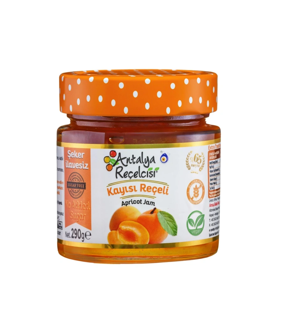 ŞEKER İLAVESİZ - KAYISI REÇELİ 290Gr.